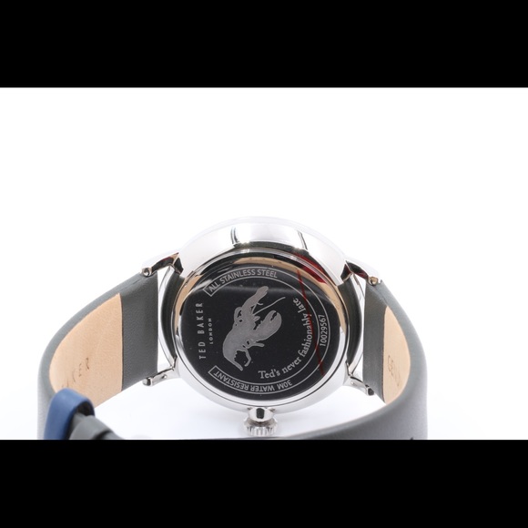 Ted Baker Mens Stainless Steel Watch Gray Band - Picture 4 of 8